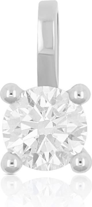 Image du produit Muau Pendentif monture 4 poignées (Or blanc 750 H SI 0. 33ct.)