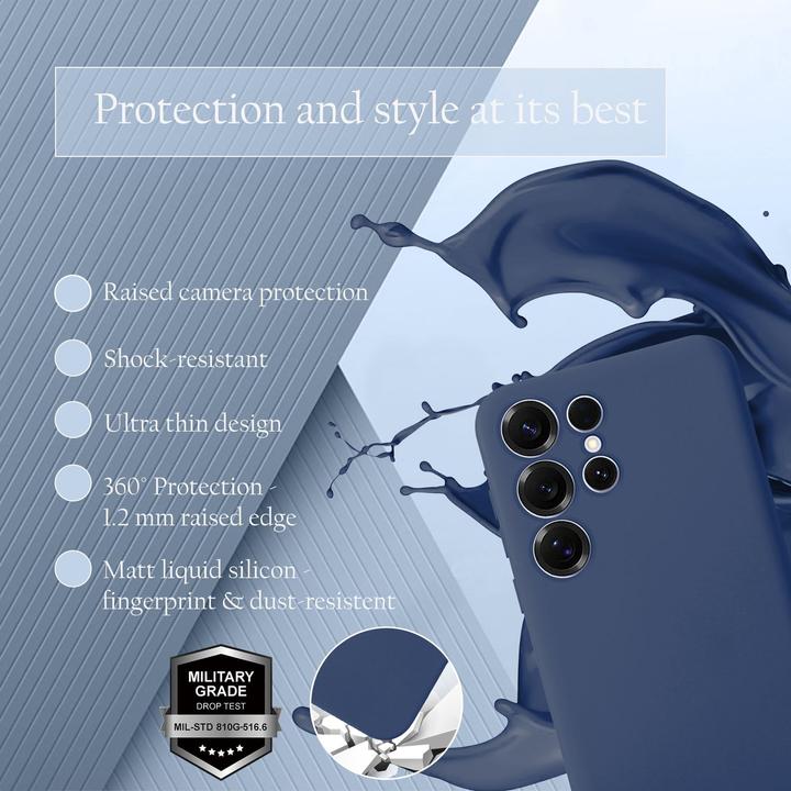 Produktbild Cadorabo Hülle für Samsung Galaxy S25 Ultra im Liquid Case Design (Samsung Galaxy S25 Ultra)