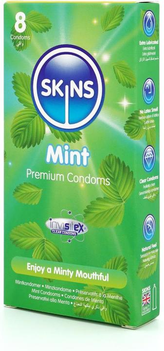 Produktbild Skins Mint» 12 Kondome mit feinem Minzaroma - ohne Latexgeruch (12 Stk.)