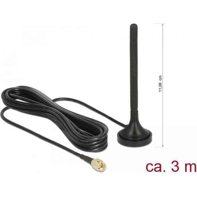 Delock Antenna 11,08 cm (DECT, Lora, GSM), Antenna WiFi