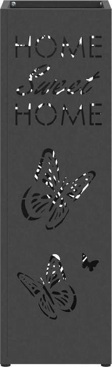 Immagine prodotto vidaXL Portaombrelli in metallo nero Standard Inserti decorativi