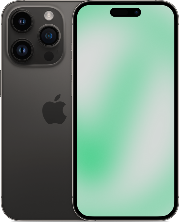 Produktbild Revendo iPhone 14 Pro (256 GB, Space Black, 6.10", 48 Mpx, SIM + eSIM, D / Akzeptabel)