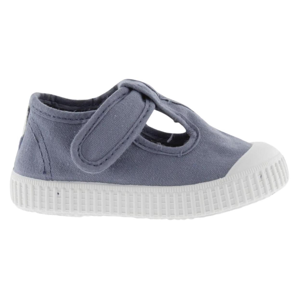 Victoria, Damen, Sandalen, Klett-schuhe Für Kinder 1915 Toile Teintée, Blau, (22)