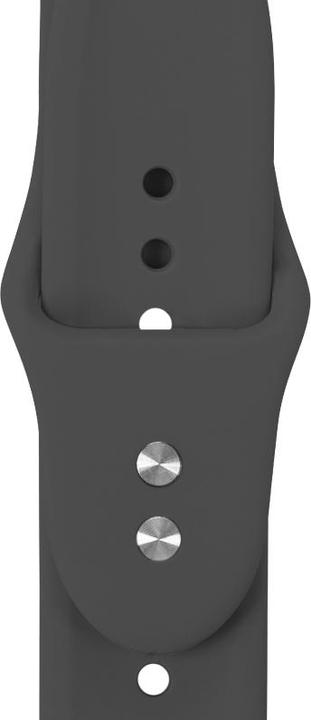 Actual product image Crong Liquid - Apple Watch Armband 42/44/45/49 mm (Graphit) (49 mm, Liquid silicone)