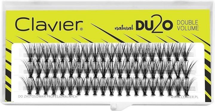 Actual product image Clavier Du2O Double Volume Tufts Eyelashes 14Mm (Artificial eyelashes)