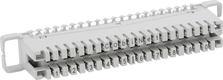 Immagine prodotto Cobinet 112681 Striscia di collegamento LSA da 2/10 a 10DA senza codice colore per vassoio di
