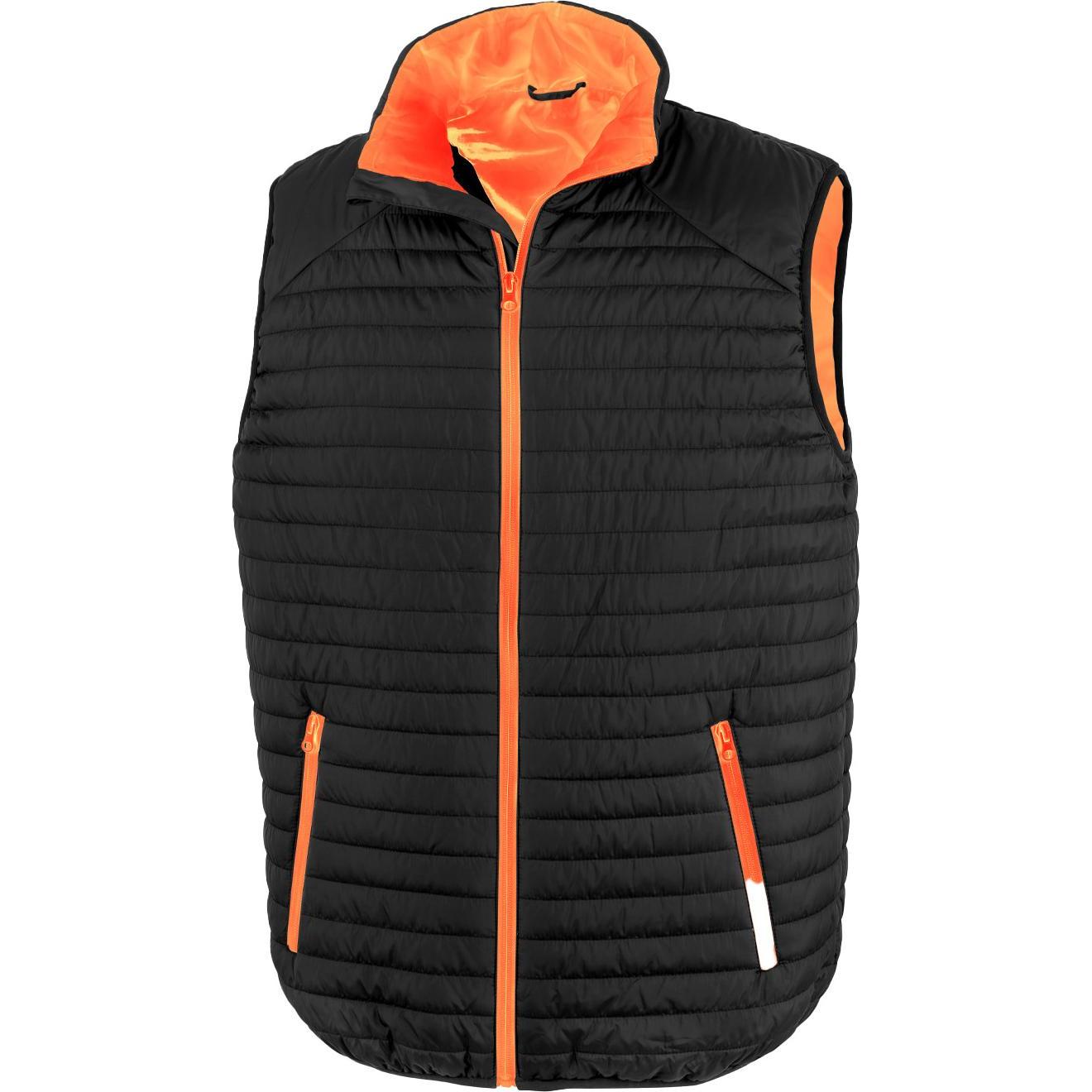 Regatta, Herren, Weste, Daunenweste, Schwarz, Orange, (M)