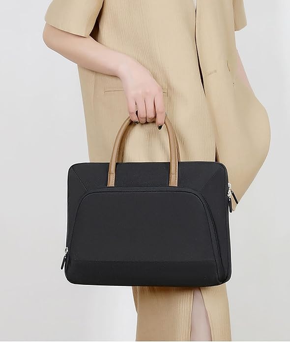 Actual product image Only-Bags.Store Portable laptop shoulder bag, portable conference bag, 13 inch (13")