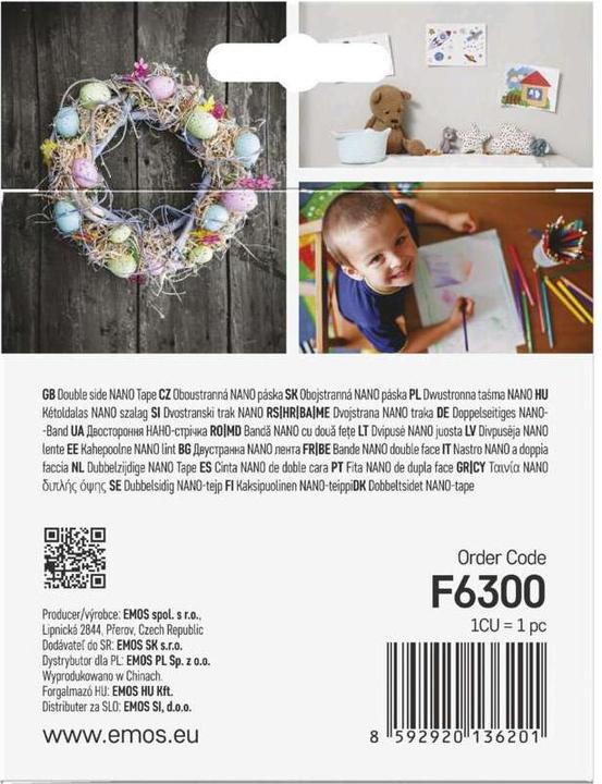 Immagine prodotto Emos Nastro nano adesivo (30 mm)