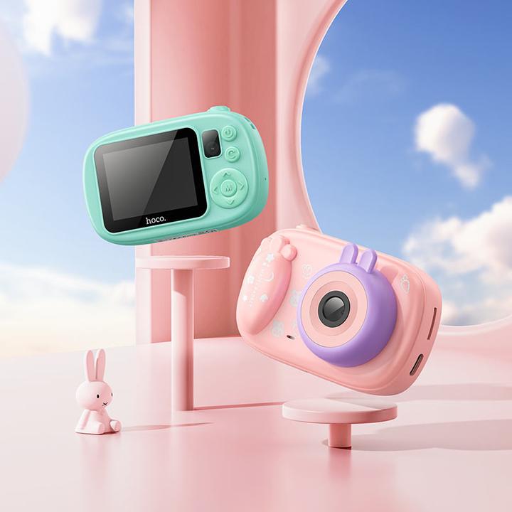 Actual product image Hoco Other Computer Accessory children camera with selfie function DV205 blue