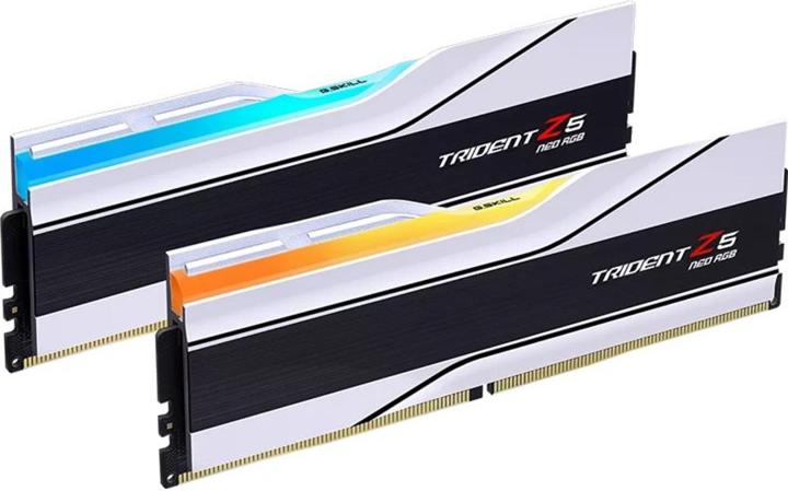Produktbild G.Skill D564GB 6000-36 Trident Z5 Neo wh K2 GSK (F5-6000J3636F32GX2-TZ5NRW) (2 x 32GB, 6000 MHz, DDR5-RAM, DIMM)