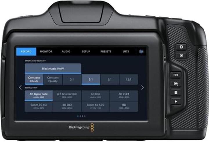 Actual product image Blackmagic Cinema Camera 6K (24.60 Mpx, 120p)
