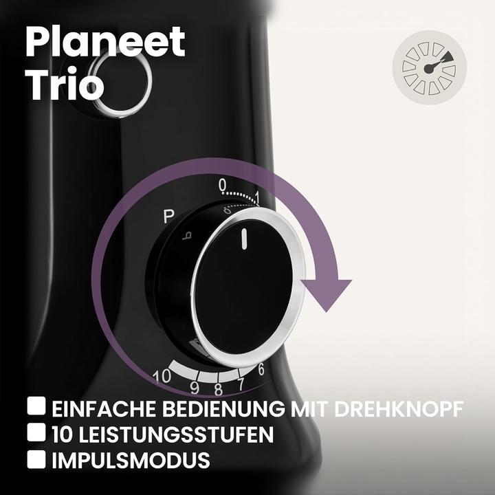 Image du produit Zeegma Planeet Trio (1500 W, 5.20 l)