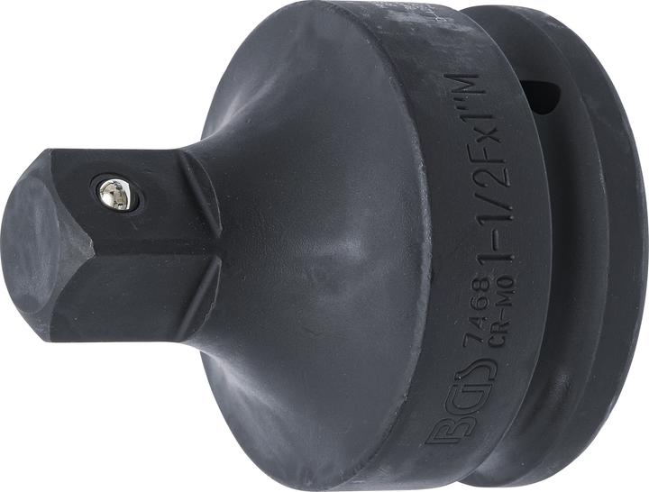 Actual product image BGS Impact Socket Adaptor internal square 38 mm (1.1/2") - external square 25 mm (1") (25 mm, 38 mm)