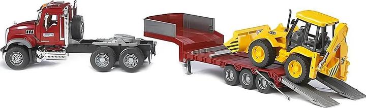 Produktbild Bruder Mack Granite LKW mit Tieflader und Bagger
