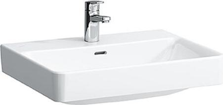 Produktbild Laufen Waschtisch PRO S 600x465mm m Überlauf ohne Hahnloch weiss (465 mm, 600 mm)