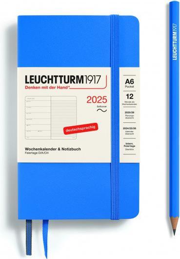 Image du produit Leuchtturm1917 Phare 1w/S Pocket Sc Sky (A6, 1 semaine / 1 page)