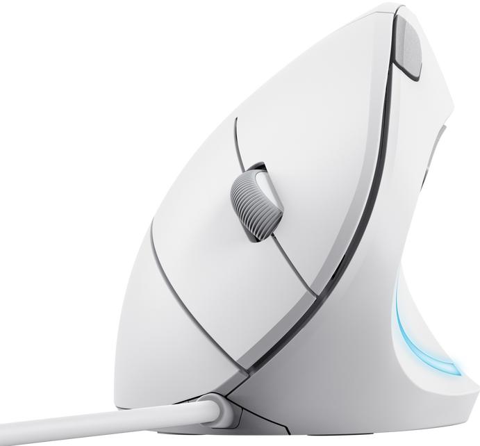 Produktbild Trust Verto Wired Ergo Mouse White (Kabelgebunden)