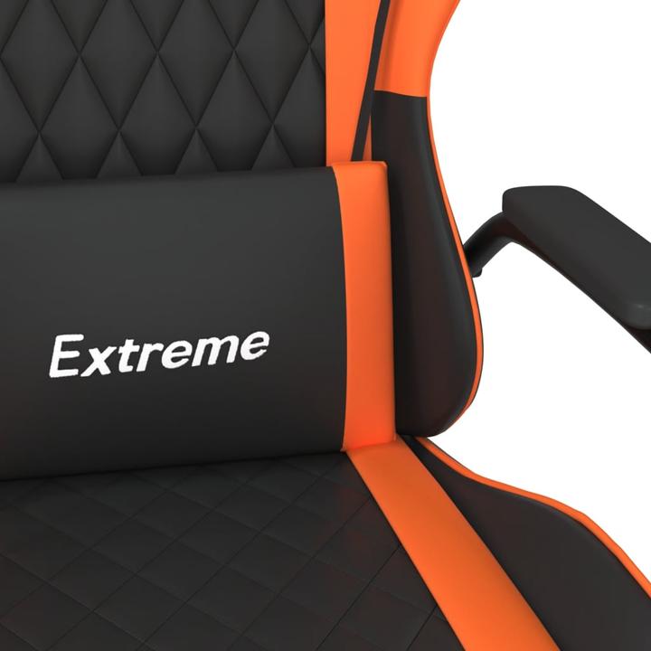 Image du produit vidaXL Gaming-Stuhl mit Massagefunktion Schwarz und Orange