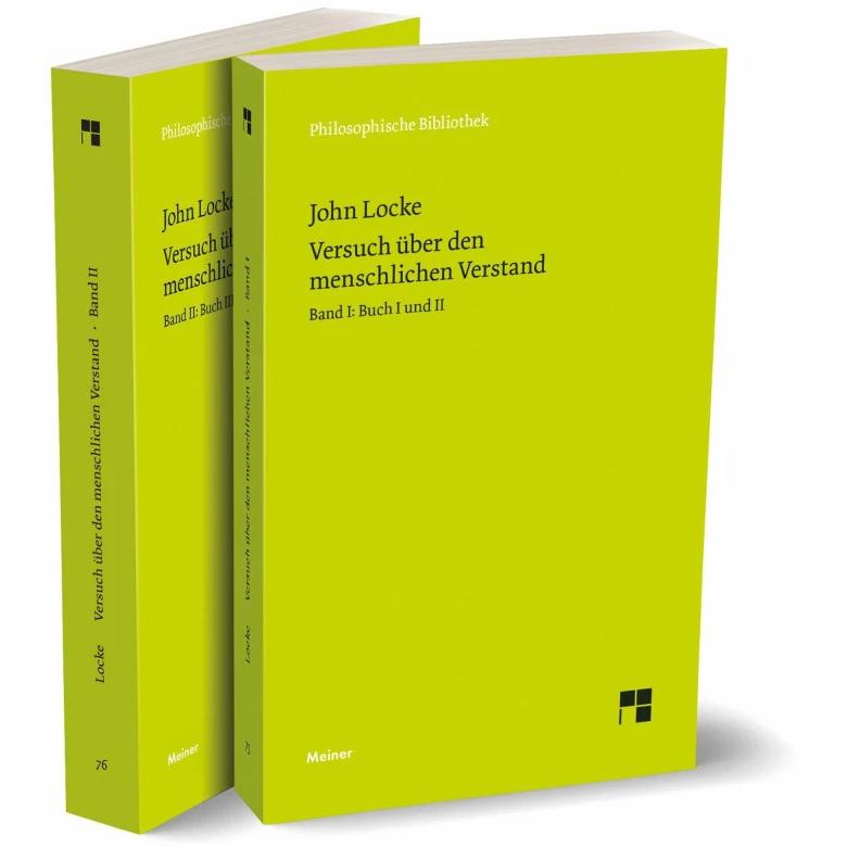 Versuch über den menschlichen Verstand. Band 1+2, Sachbücher von John Locke