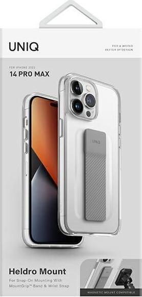 Actual product image Uniq etui Heldro Mount iPhone 14 Pro Max 6.7" przeźroczysty/lucent clear (Apple iPhone 14 Pro Max)