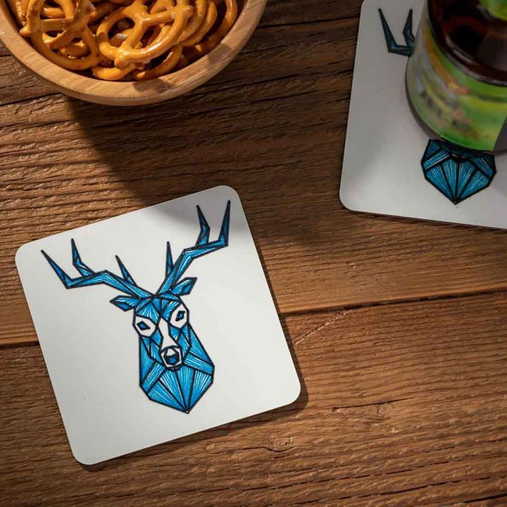 Actual product image Cricut Coaster Infusible Ink Coaster, 4 pieces