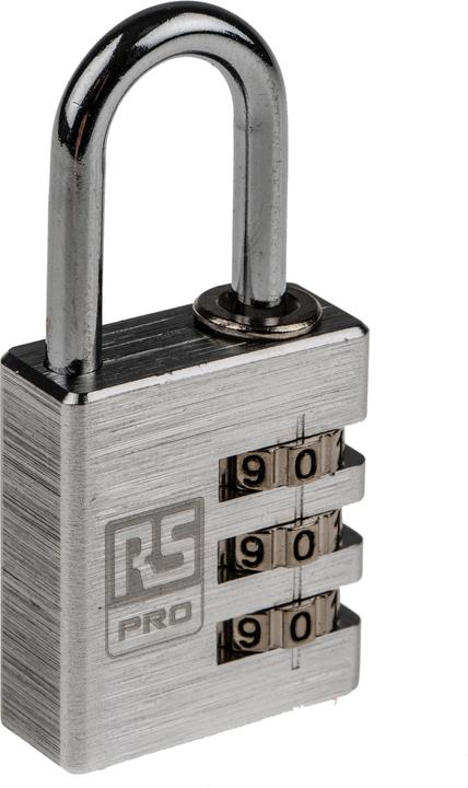Produktbild RS PRO Silver Combination Safety Padlock 30 mm