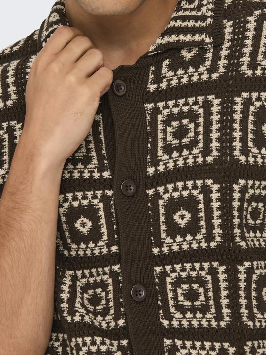 Actual product image Only & Sons ONSBART Gestricktes Poloshirt Polo (L)