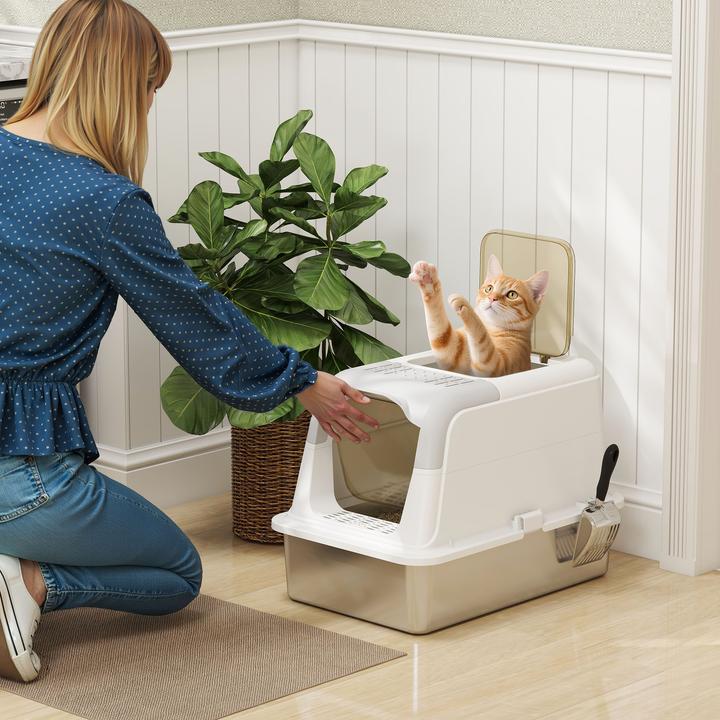 Image du produit PawHut Katzentoilette (Bac à litière fermé)