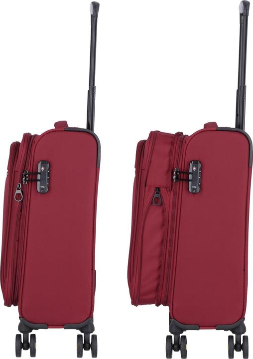 Immagine prodotto D&N Travel Line 9704 Carrello cabina a 4 ruote S 55 cm con ripiegamento elastico (38 l)