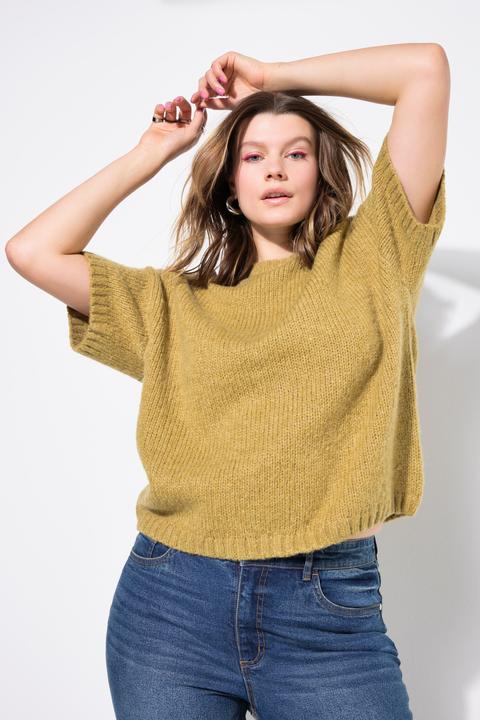 Image du produit Studio Untold Pull oversize, manches courtes, maille fantaisie (54)