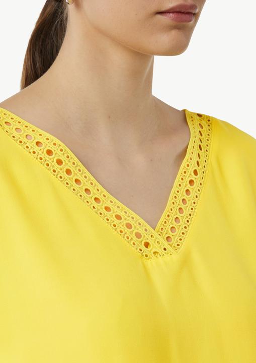 Immagine prodotto Comma Bluse Loose-Fit-Shirt aus Crêpe mit Spitzen-Detail (34)