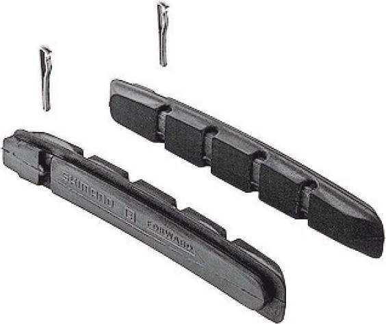 Produktbild Shimano Bremsgummi S70C mit Befestigungsschrauben Paar Blister (Shimano, Gummi)