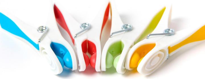 Actual product image FTM Clothespins 24 pieces, Multicolor