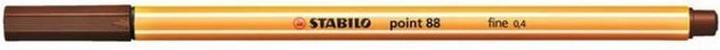 Image du produit STABILO Fineliner point 88 0.4 mm 10 Stück, Braun (Marron, 10 x)