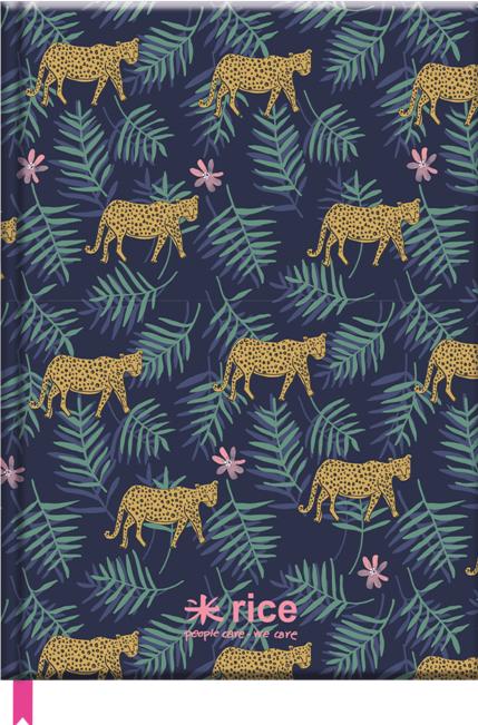 Image du produit Rice Carnet de notes Leopard and Leaves A (A5)
