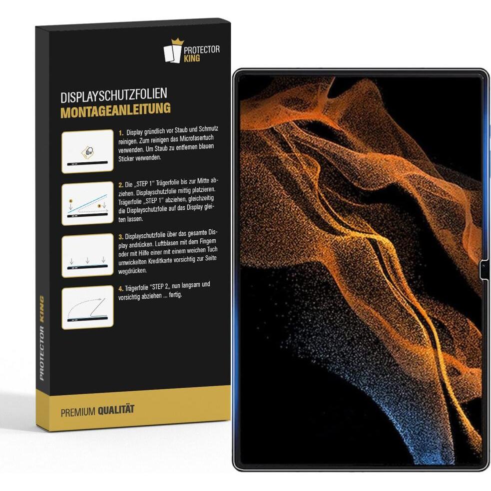 Thumbnail - Protectorking 3x Panzerfolie Anti-Shock matt entspiegelt (3 Stück, Galaxy Tab S9 Ultra), Tablet Schutzfolie