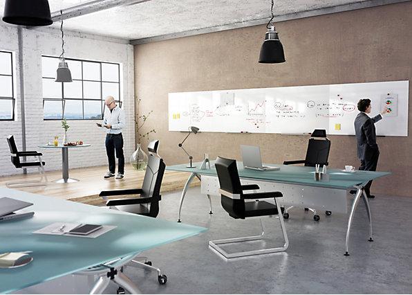 Immagine prodotto kaiserkraft Modulo per lavagne bianche, versione PRO - lamiera d'acciaio, rivestita, conf. (2000 x 1000 mm)