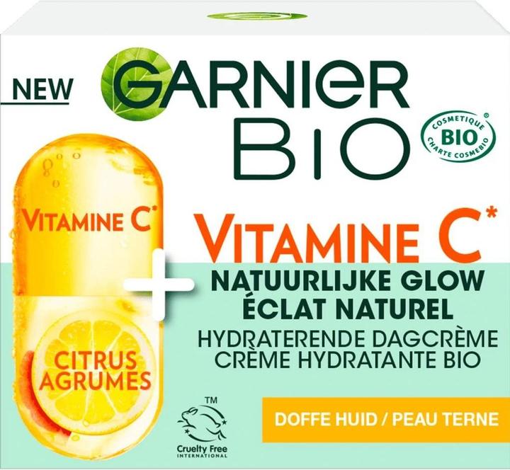 Produktbild Garnier Bio-Feuchtigkeitsspendende Tagescreme mit Vitamin C* 50ml (50 ml)