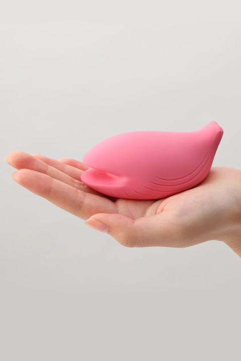 Actual product image Tenga iroha+ yoru by - quiet and very strong vibrator, soft-touch silicone, nadeshiko (pink)