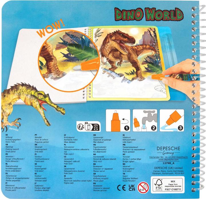 Productafbeelding Magni Aqua Magie Boek Dino Wereld