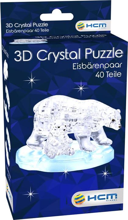 Actual product image HCM Kinzel Crystal Polar Bear Pair (40 pieces)