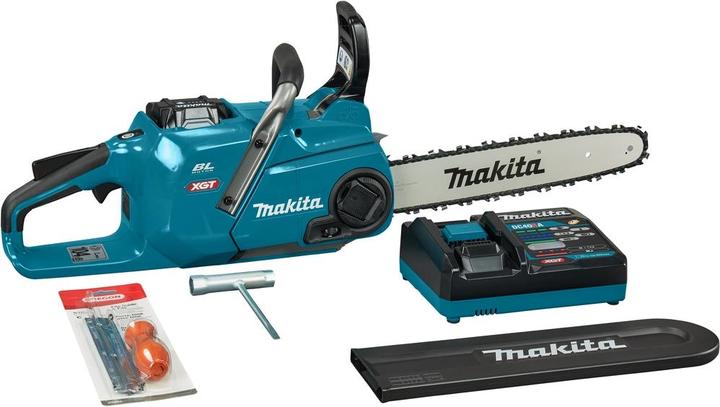 Actual product image Makita UC015GT101 Akumuliatorinis grandininis pjūklas, 40Vmax XGT, BL4050F, DC40RA, BL-motor 350mm, 25.5 m/ (Battery chain saw)