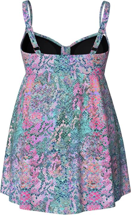 Image du produit Ulla Popken Robe de bain python à bonnets souples et bretelles ajustables (48)