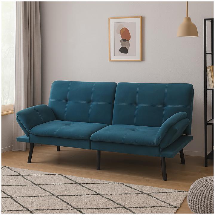 Actual product image HTI-Living Sofa mit verstellbaren Armlehnen Grün (2 person sofa)
