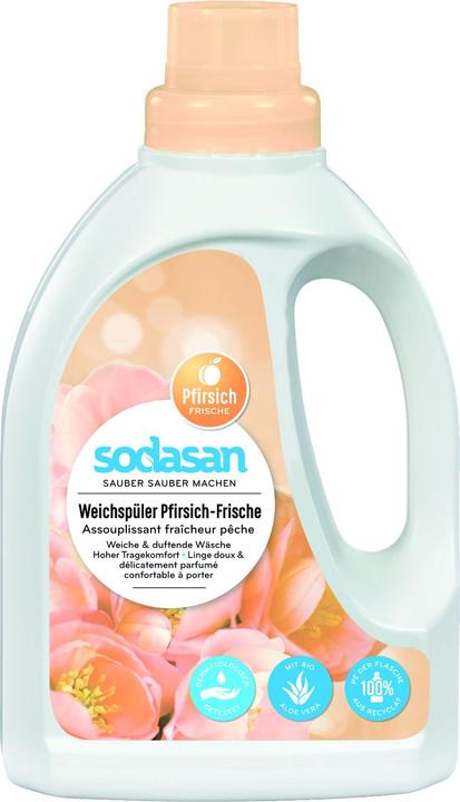 Produktbild Sodasan Weichspüler Pfirsich-Frische (18 Waschgänge, Flüssigwaschmittel)