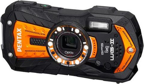 Pentax Optio WG-2 GPS, 14MP, 5x WW-Zoom, Waterproof, Orange