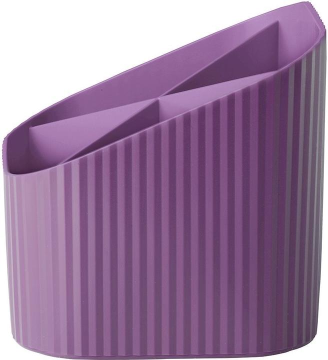 Produktbild Han Stifteköcher Re-X-LOOP, lila 4 Fächer, 100% recycelter Öko-Kunststoff