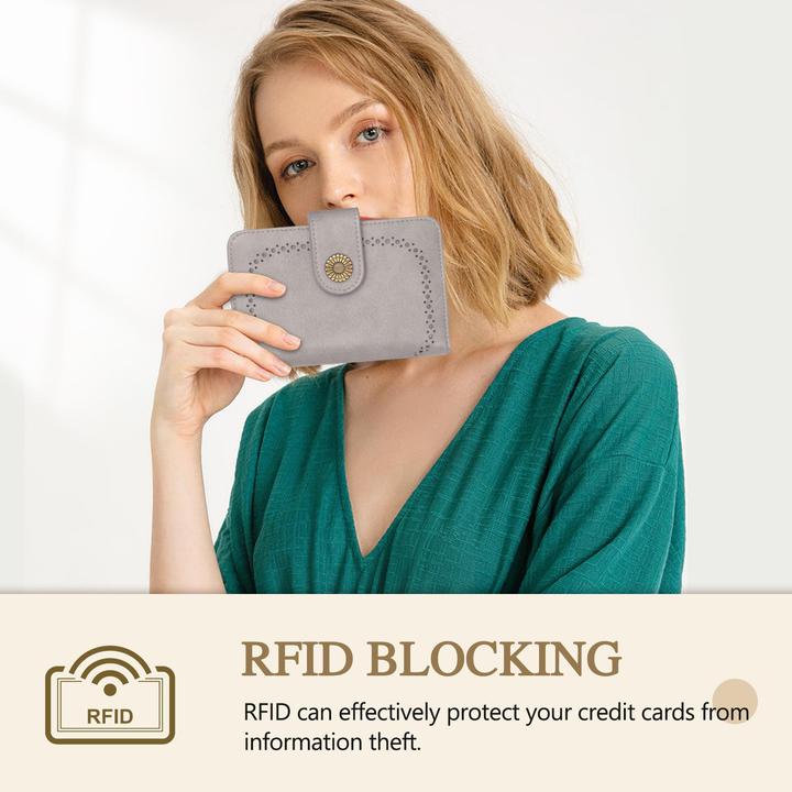 Produktbild Only-Bags.Store Brieftasche Grosse Kapazität PU-Leder Vintage Brieftasche