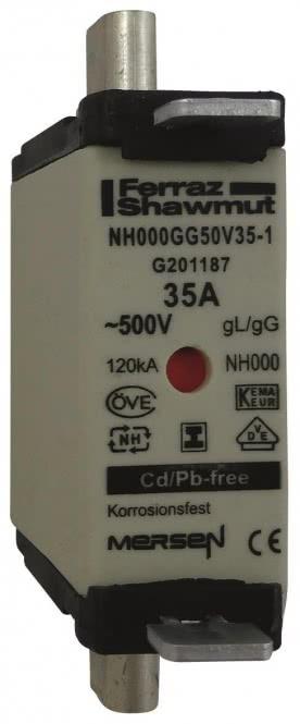 Actual product image Mersen NH fuse link (35 A)